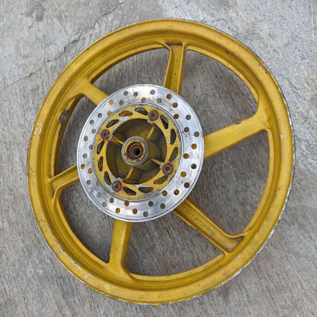 Original velg racing pelek standar belakang enkei 17x2.15 Honda Cbr 150 old