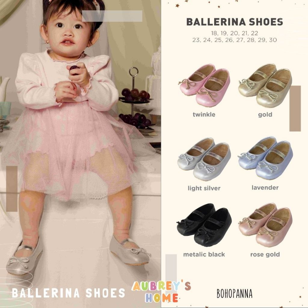 Bohopanna x Wearluca Ballerina Shoes 2.0 - Marilyn T Bar Flat Shoes & Ballerina Shoes - รองเท้าส้นแบ