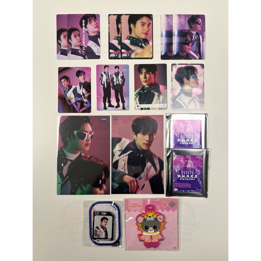 สินค้า GMMTV GEMINIFOURTH AWAKE CONCERT CC SET COLLECTIBLE CARD FANCON LOL FANFEST 2025 GMMTV WILLIA