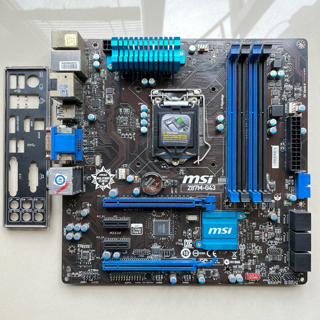 MSI Z87M-G43 LGA 1150 DDR3 GEN4 MICRO ATX GAMING เมนบอร์ด