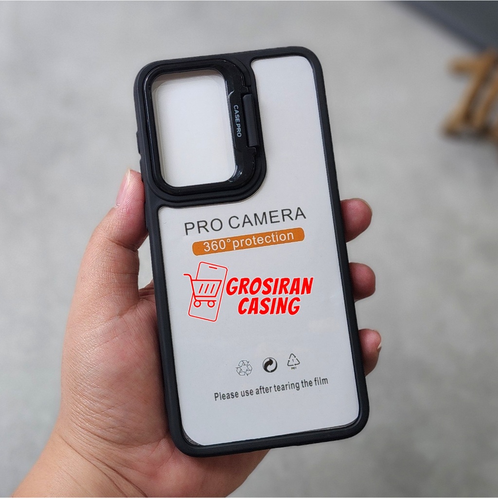 หรูหรากันกระแทกโปร่งใสยืนผู้ถือใสSamsung S23 FE Samsung S24 Samsung S24 Plus Samsung S24 Ultra Samsu