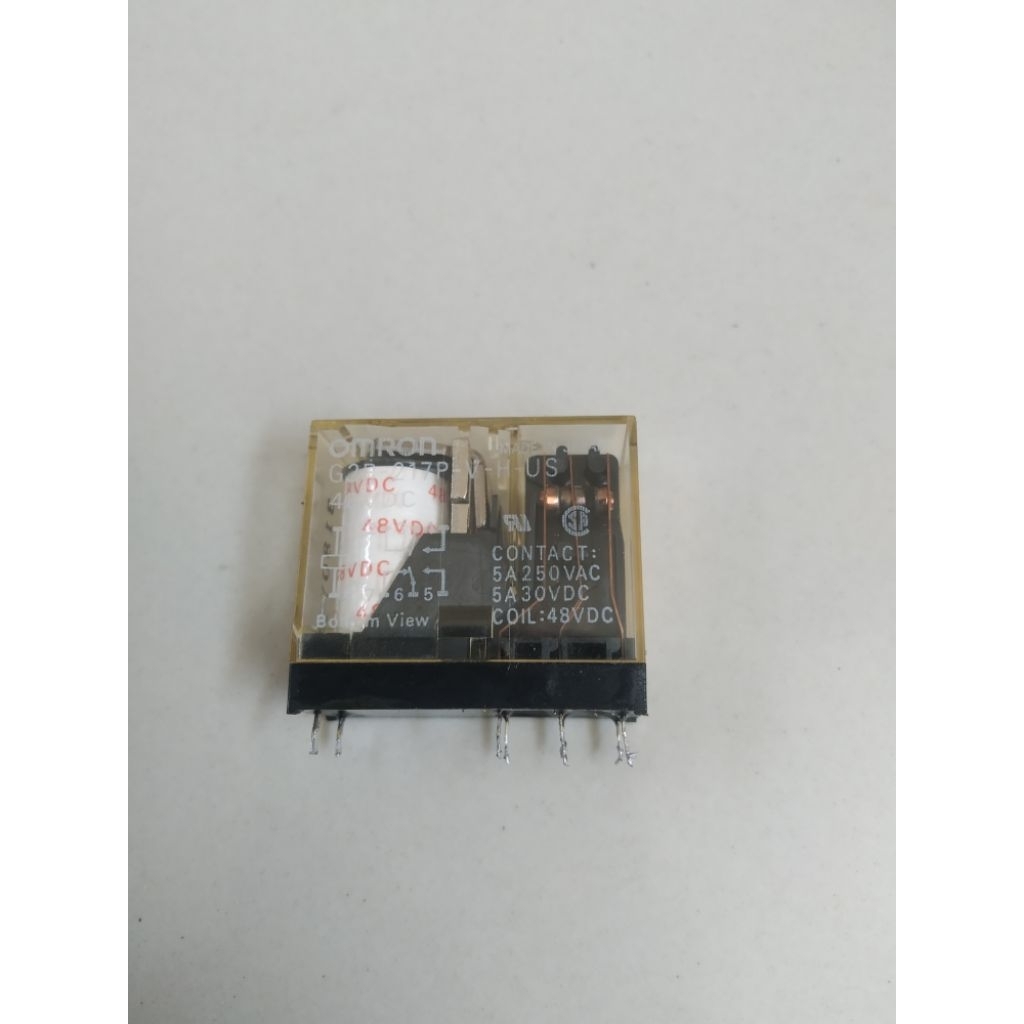 รีเลย์ Omron G2R-217P-VH-US คอยล์ 48 Vdc โหลด 5A 8 Pins