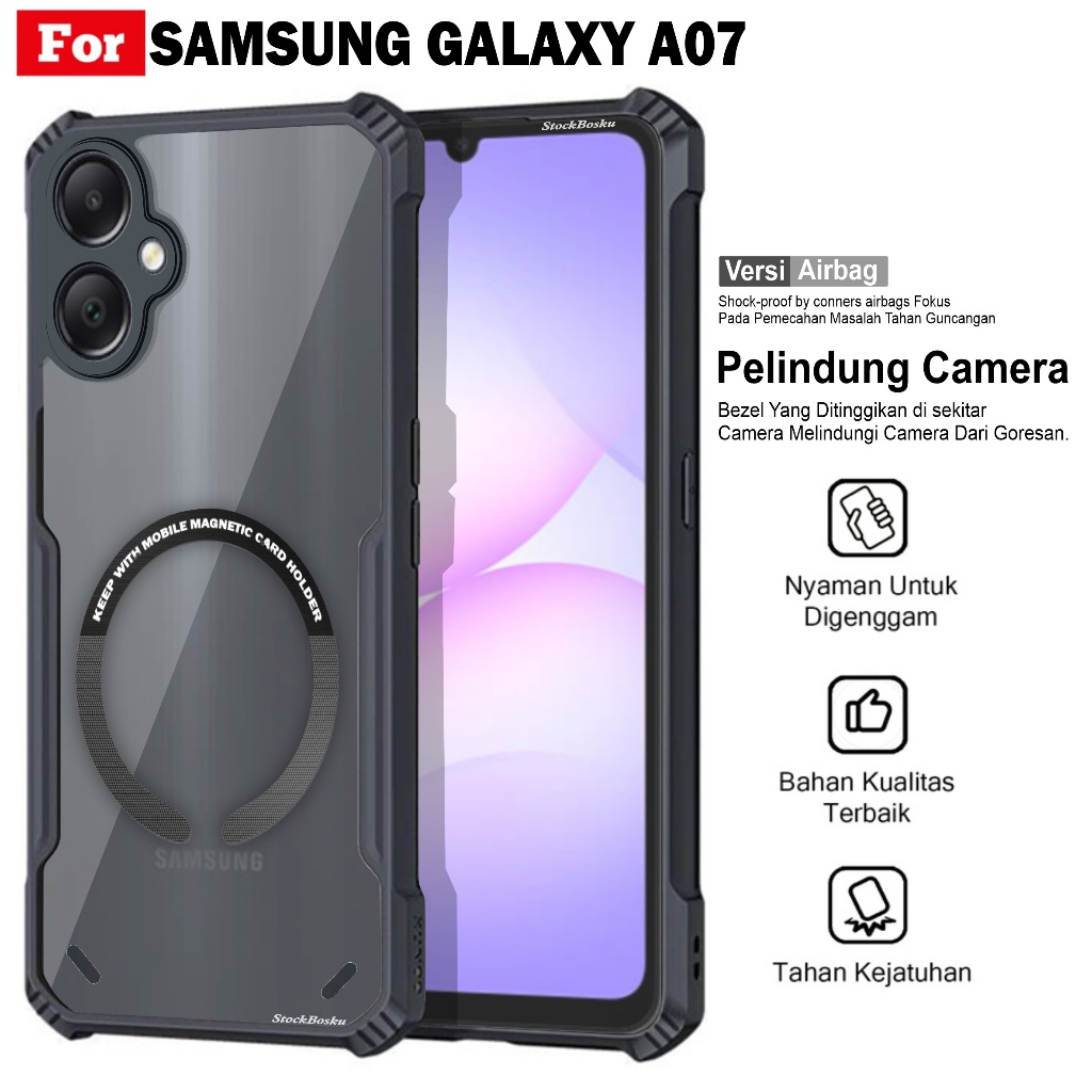 เคส Samsung Galaxy A07 กันกระแทก Fusion Armor Transparent Premium