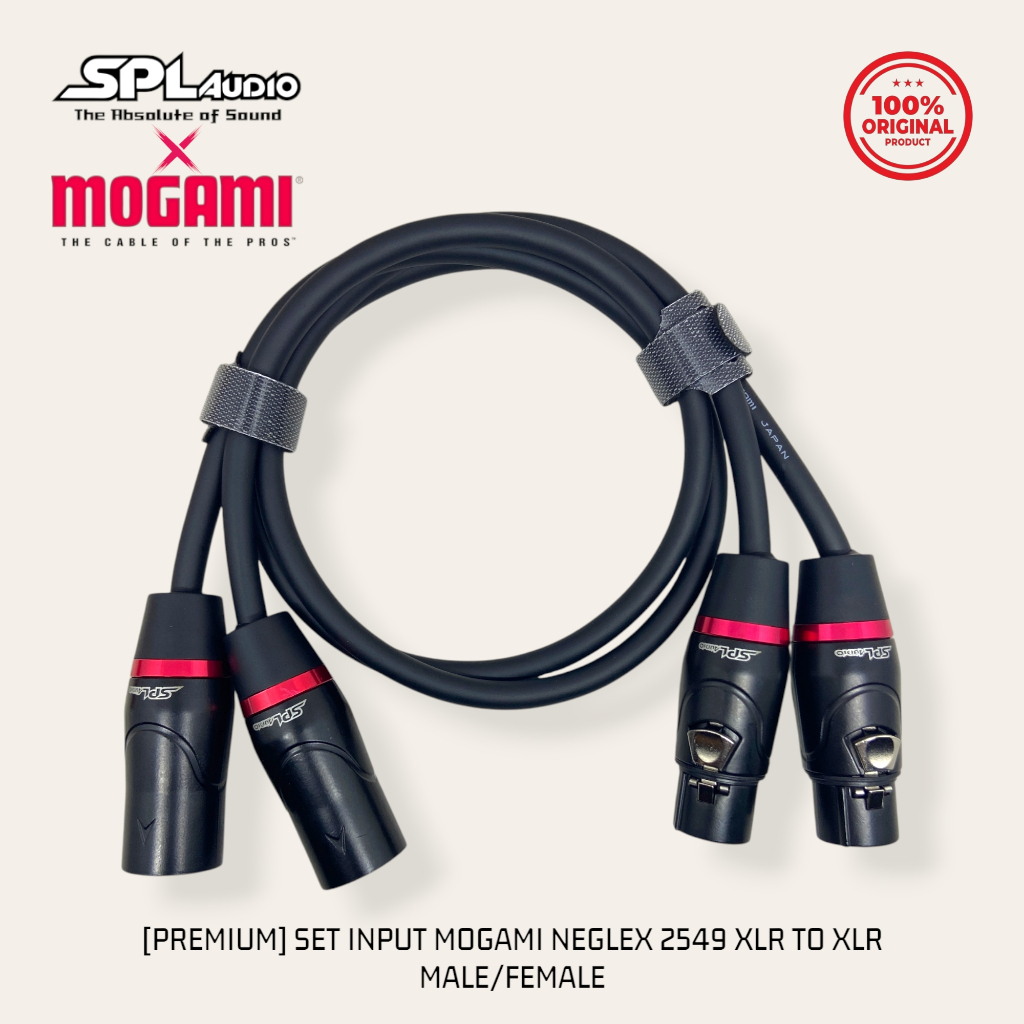 ชุดสายป้อนเสียง XLR เป็น XLR Mogami Neglex 2549 SPL เสียงระดับมืออาชีพ