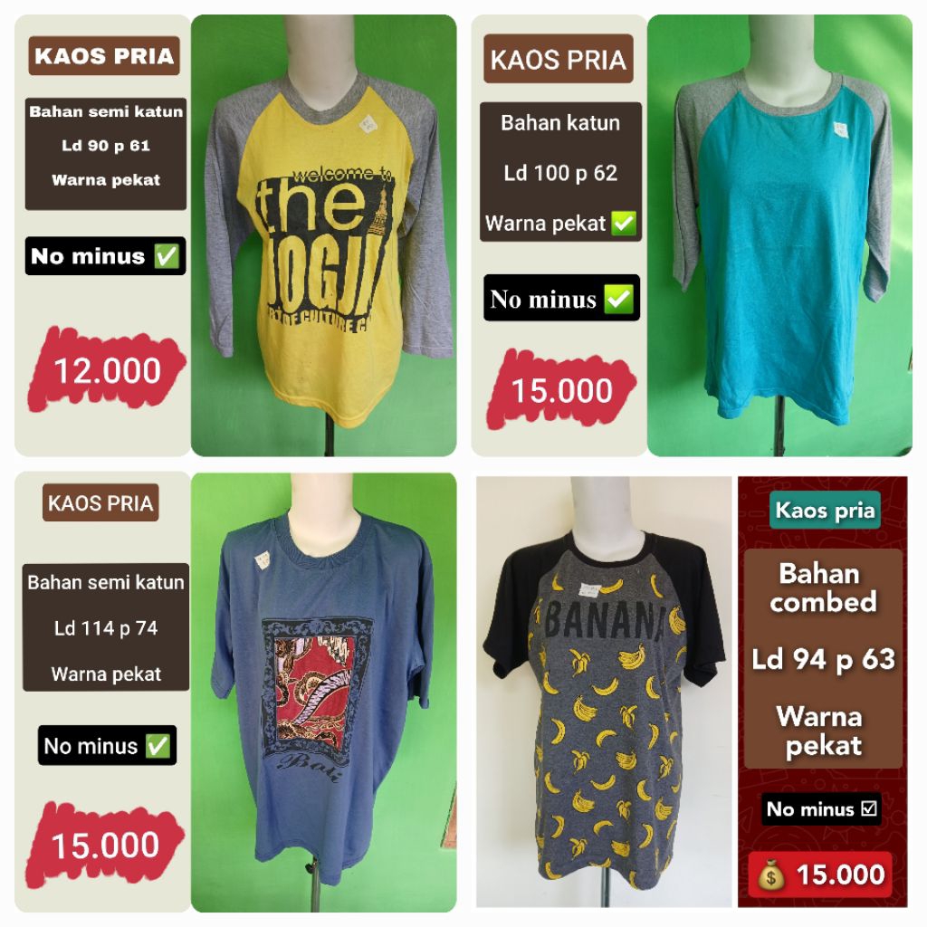 ADULT MENS T-SHIRT DISPLAY