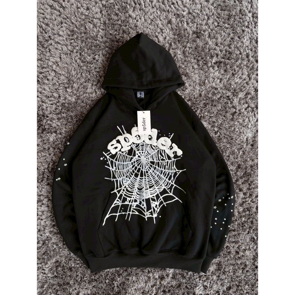 HOODIE SP5DER SUMMER TROPIC Y2K HIP HOP SWETSHIRT SWETER MEN WOMEN FULL TAG PREMIUM LABEL IMPORT