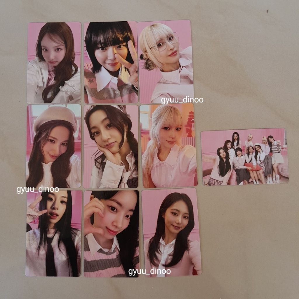 TWICE X NABATI โฟโต้การ์ดอย่างเป็นทางการ