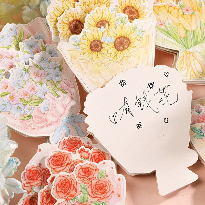 GC002 | การ์ดงอกดอกไม้ 3 มิติ | การ์ดอวยพรที่สวยงามของขวัญการ์ดช่อดอกไม้ของขวัญ