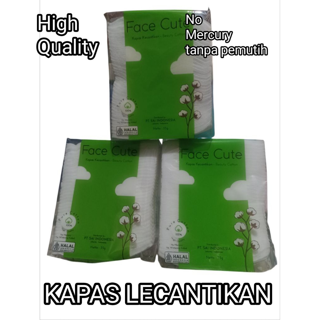 12 ชิ้น SARI FACE CUTE BEAUTY COTTON by SARI AYU