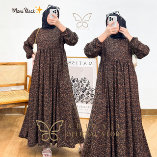 Midi Dress Rayon Premium Jumbo Busui Dress Wanita Kondangan Kekinian By Kamalin Kode Misni