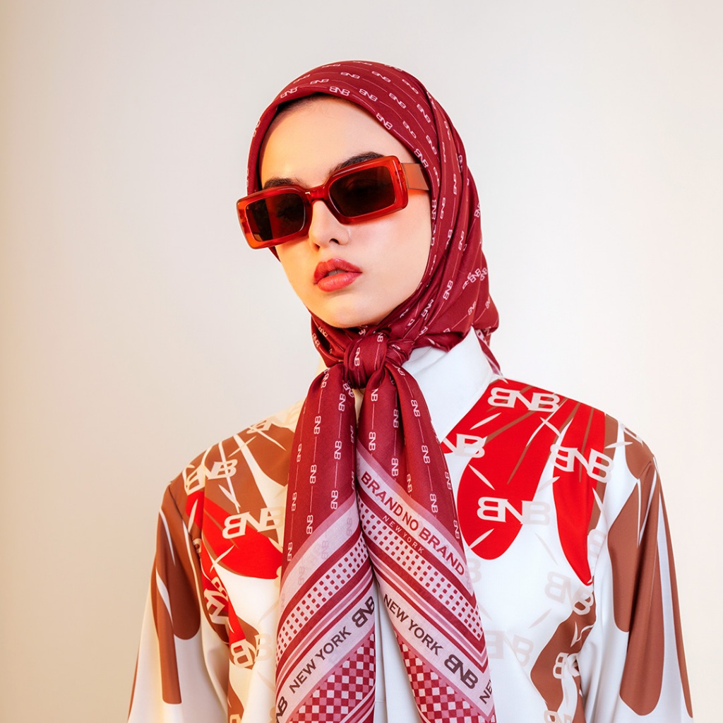 ยี่ห้อ NO BRAND - ELWOOD SCARF (SQUARE HIJAB)