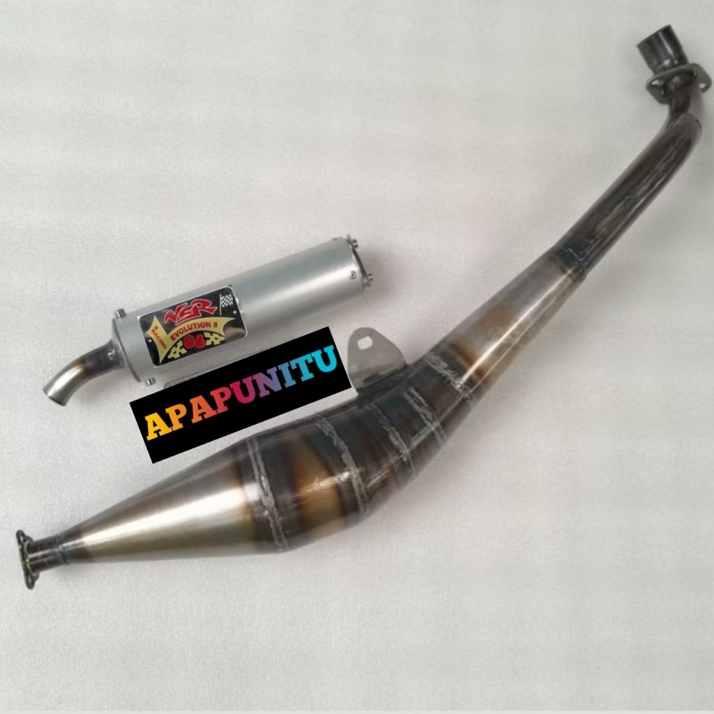 ท่อจูนท่อไอเสีย belle 100 alfa 100 fiz R FizR force1 ss สอง y110 vcr08 2Stroke