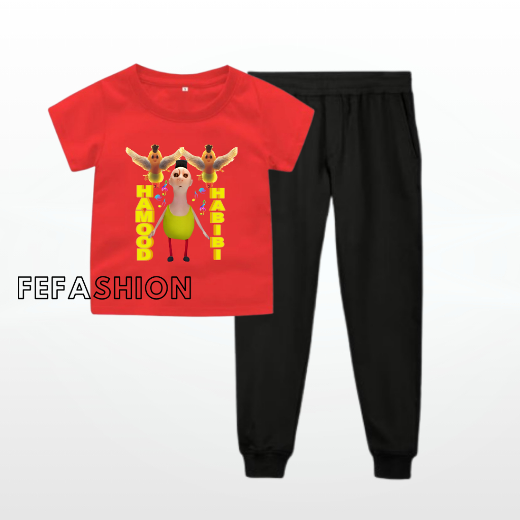 ชุดเด็ก Hamood Habibi ล่าสุดอายุ 2-10 ปีชายหญิงชุด Hamood Habibi