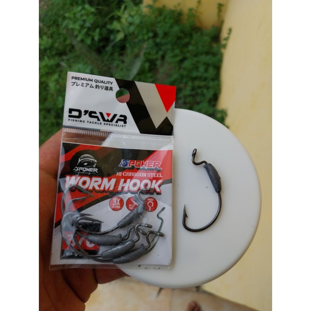 ตะขอหนอน dpower 3/0 ตะขอตกปลา