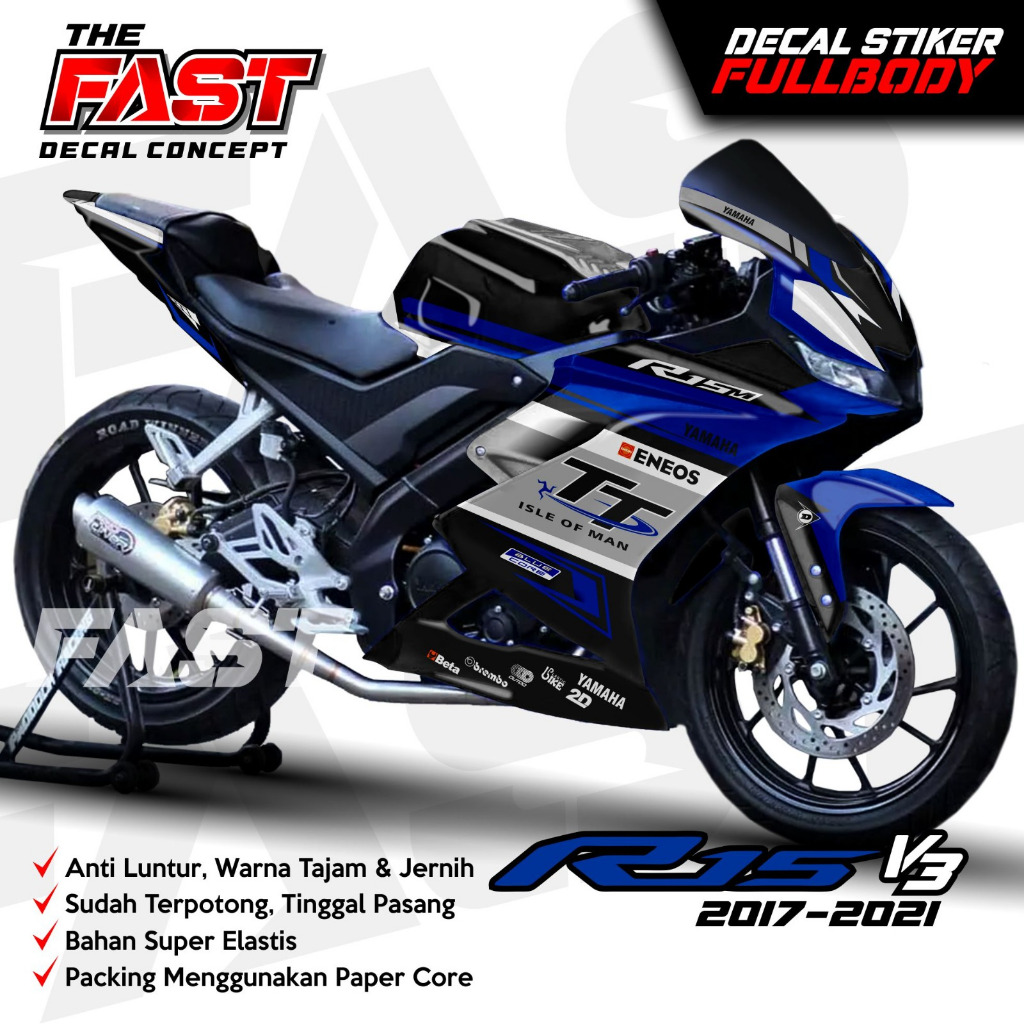 Decal R15 V3 Full Body สติกเกอร์ R15 V3 Full Body Decal R15 V3 Racing สติกเกอร์ Variation R15 V3 สติ