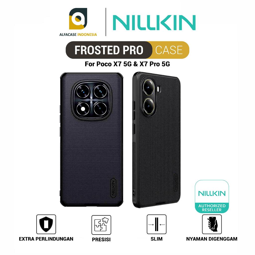 NILLKIN Casing Poco X7 Pro 5G - เคส Frosted Pro - ALFACASE Case Poco X7 Pro 5G