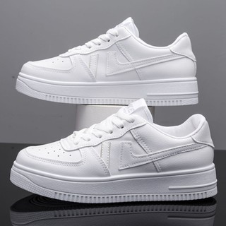 NVVT Karla Sepatu Sneakers Wanita Kets Putih Hitam Sport Shoes White Black 354