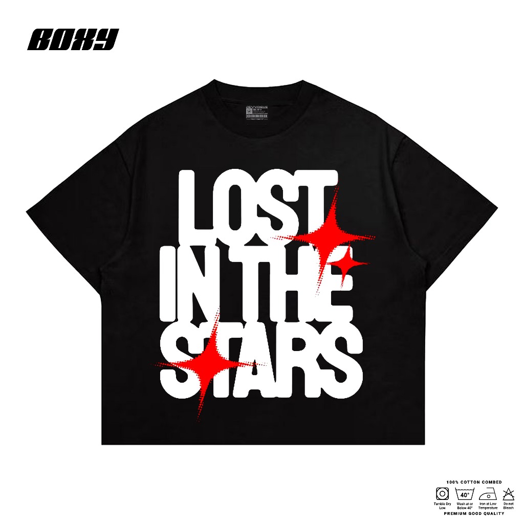 เสื้อยืด Devvogue boxy Lost Star Unisex
