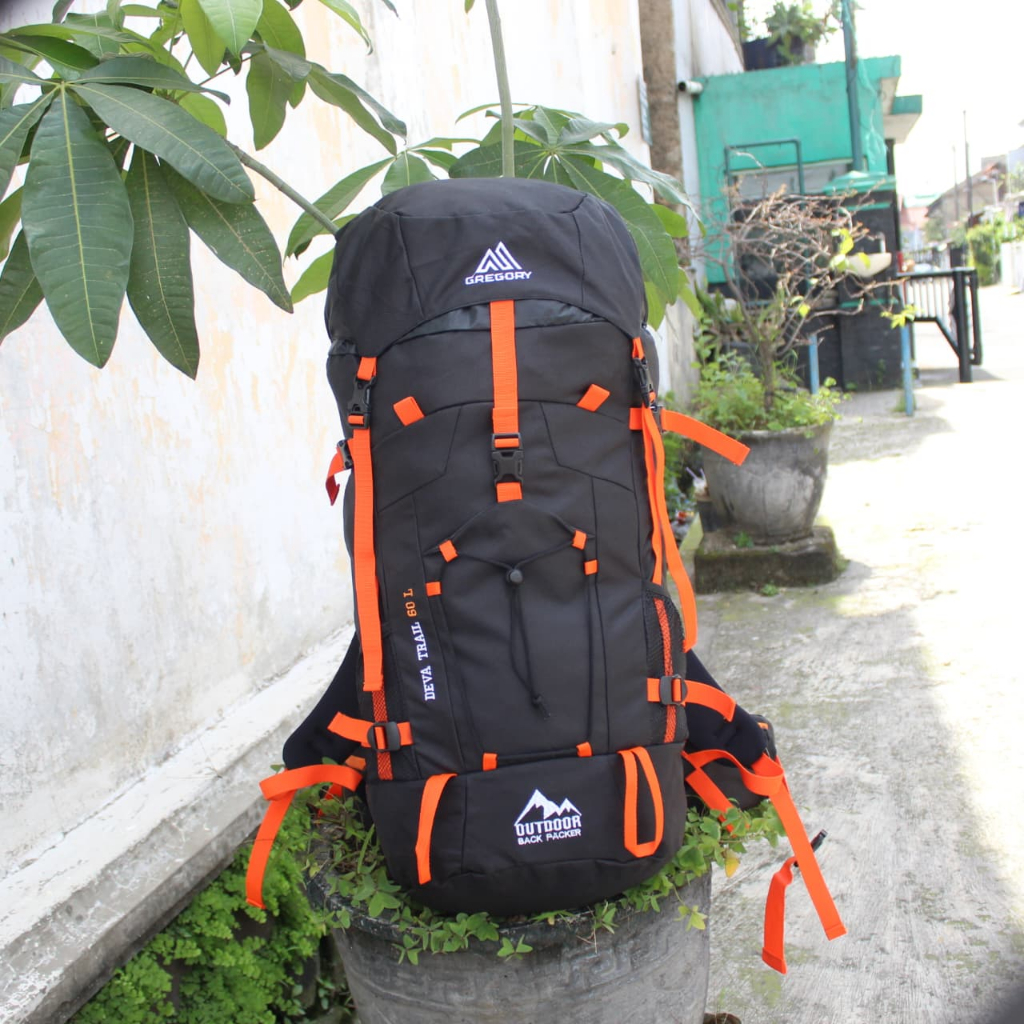 Gregory 60L Fiber Backpacker Hiking Mountain Bag - 60L Cordura Premium Mountain Carrier Bag - Waterp