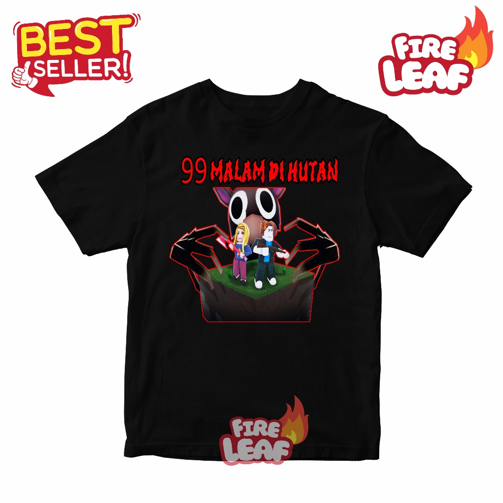 99 NIGHT KIDS เสื้อยืด TOP IN ROBLOX FOREST