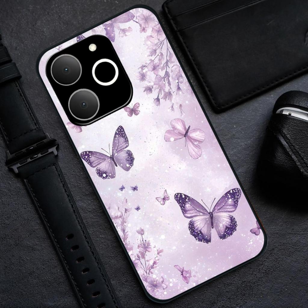 HP Realme Note 70 Glass Softcase [BSG-22] - เคสโทรศัพท์ Realme Note 70 - เคสกระจกอะคริลิค Realme Not