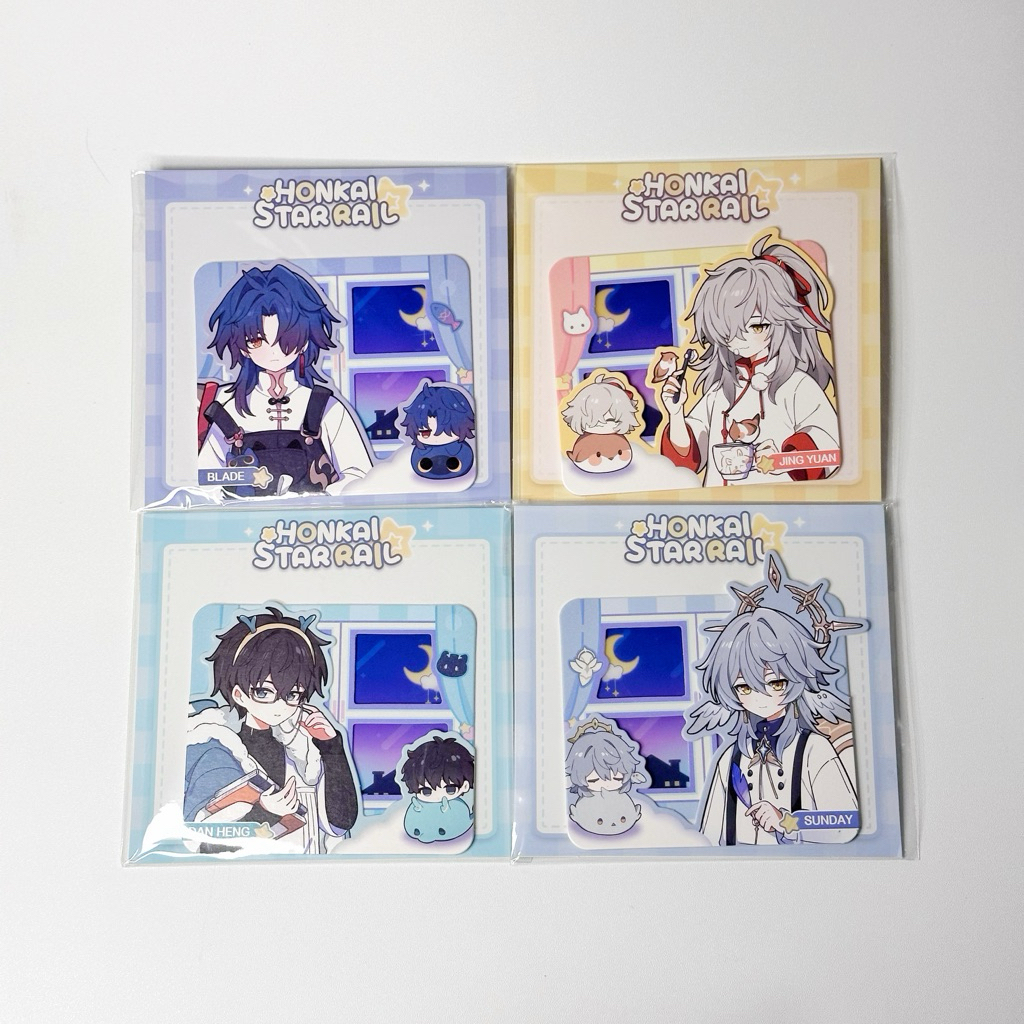 [HSR Official Merch] การ์ดสะสมเด็กผู้ชาย ชุดหอพัก การ์ดสะสม