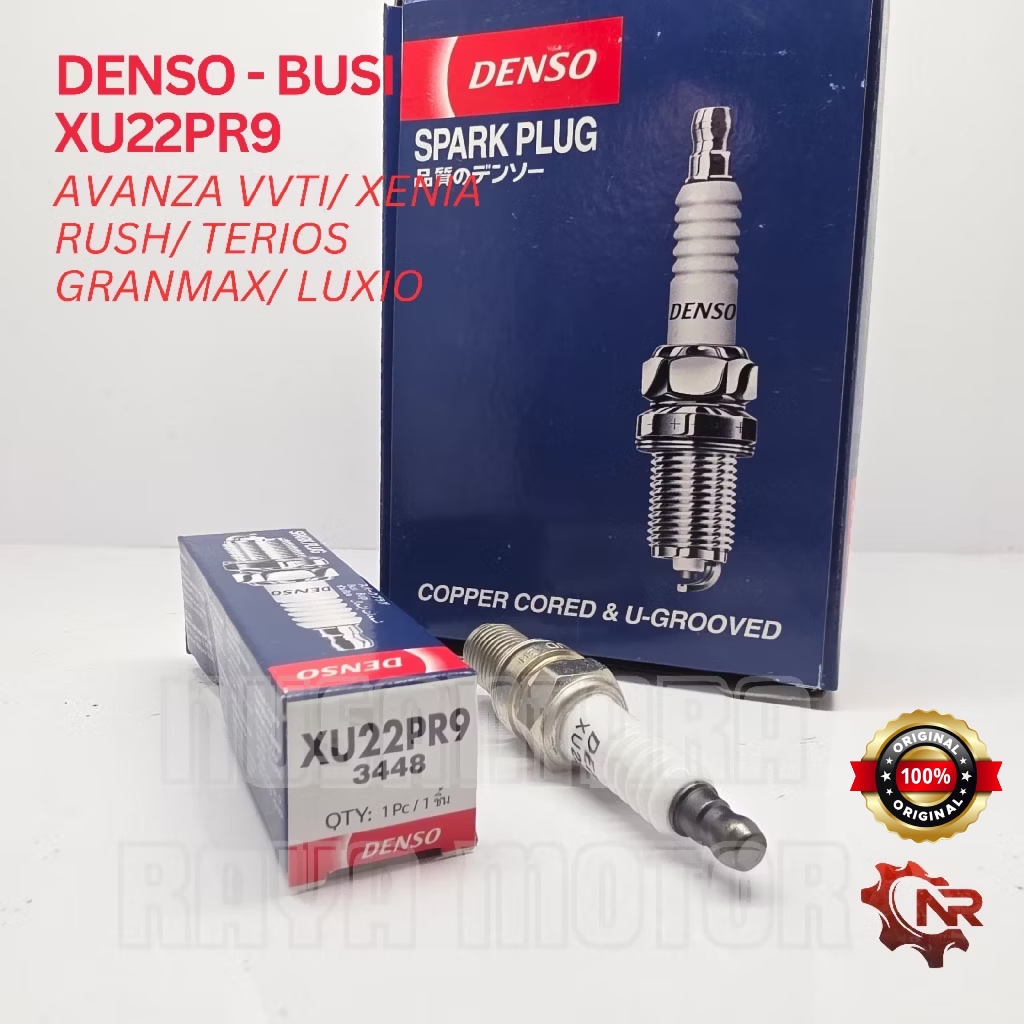 DENSO XU22PR9 - หัวเทียนสําหรับ Avanza/Xenia (VVTI)/ Rush/ Terios/ Granmax/ Luxio/ Ertiga/ Estilo (X