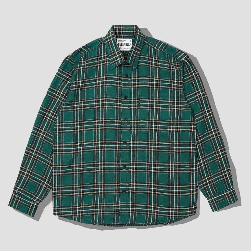 QUEENBEER - LUGIA GREEN FLANNEL