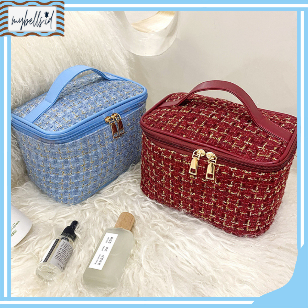 MB TS707 กระเป๋าแต่งหน้าแฟชั่นเกาหลีเครื่องสําอางค์กระเป๋าเดินทางกระเป๋ากระเป๋าเครื่องสําอางแบบพกพา