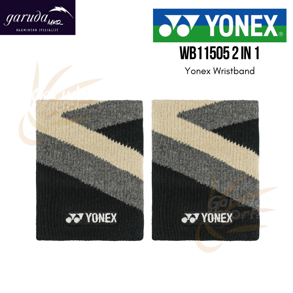 YONEX WB 111505 2 in 1 WRISTBAND / WB11505 / YONEX COMFORT 2 IN 1 PACK HANDBAND