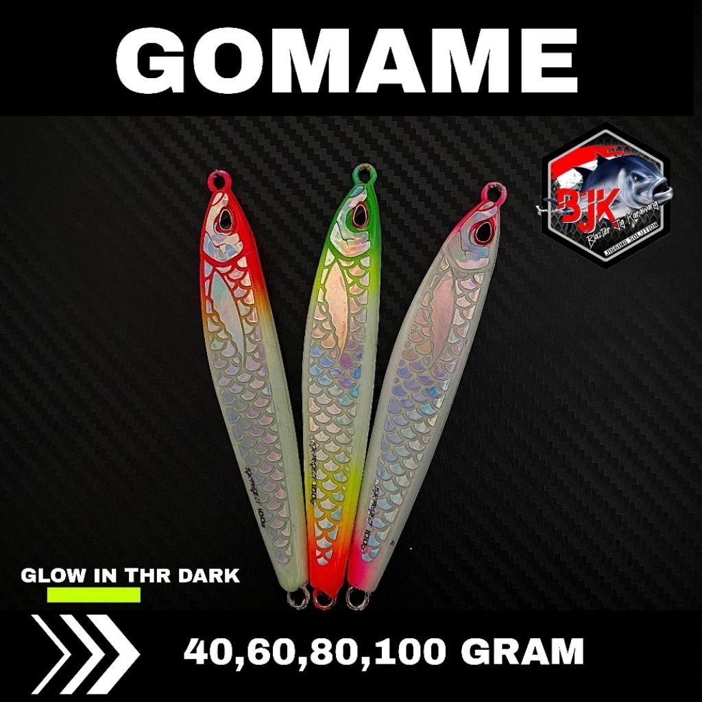 METAL JIG GOMAME SCALES 40g ถึง 100g BJK เหยื่อตกปลา
