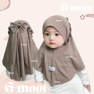 G-MOOI Baby Hijab 0-6 เดือน 1-8 ปี RICIS RIBBON CHILDRENS HIJAB โรงเรียนอนุบาล paud เด็ก Hijab เด็ก Hijab