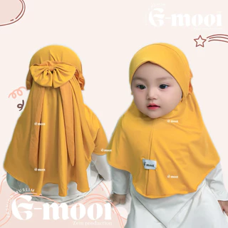 G-MOOI Baby Hijab 0-6 เดือน 1-8 ปี RICIS RIBBON CHILDRENS HIJAB โรงเรียนอนุบาล paud เด็ก Hijab เด็ก Hijab