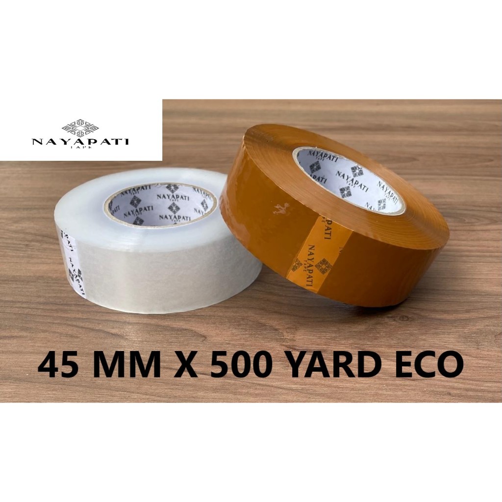 NAYAPATI TAPE เทปสีน้ําตาลใส 45 MM X 500 YARD ECO