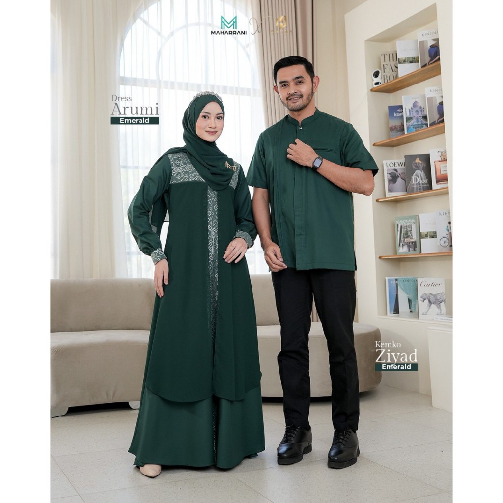 Srimbit Zamira Emerald - Srimbit Family 2026 Premium Eid - Family Couple Eid Clothes