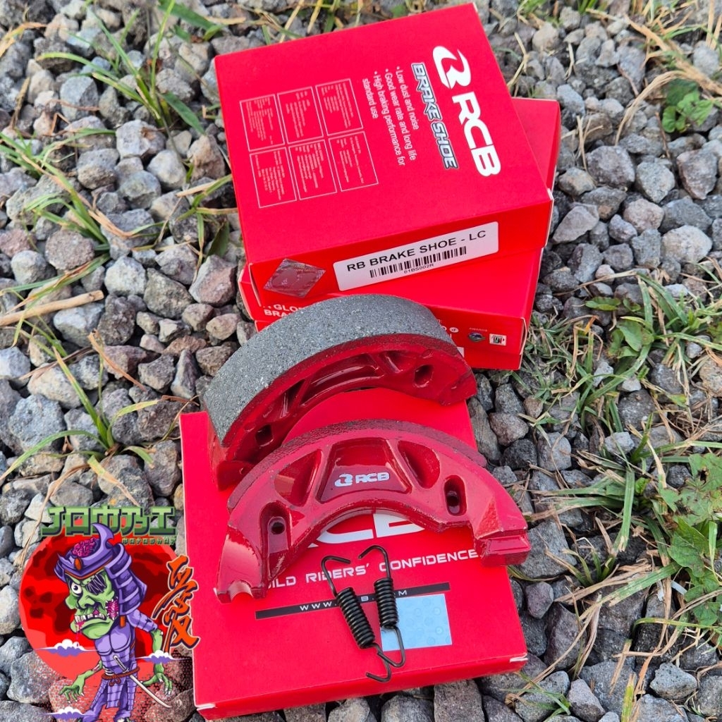 ผ้าเบรกหลัง RCB MIO SPORTY MIO J MIO M3 NOUVO FINO XRIDE MIO Z MIO GT FAZIZIO SOUL GT 125 ORIGINAL R