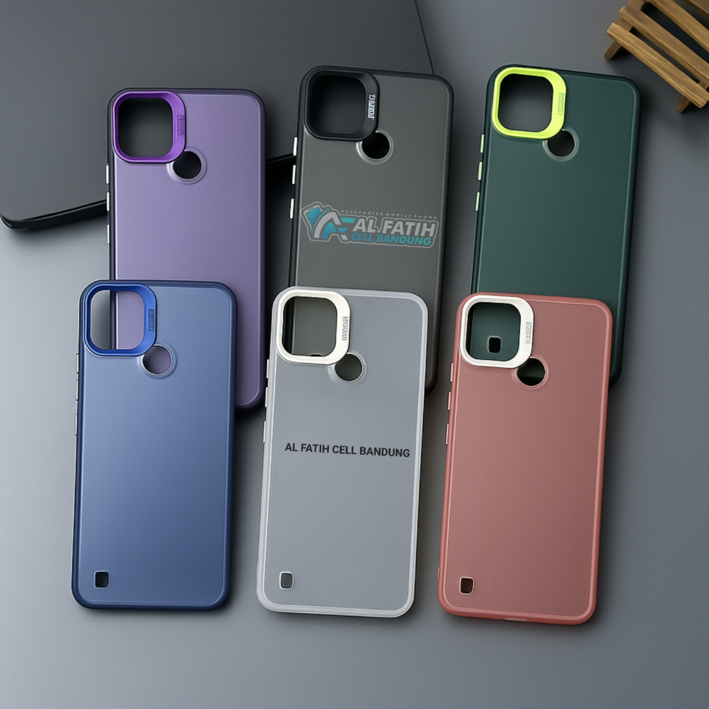 เคส Softcase IMD Macaron Matte Realme C21 C21Y C25Y