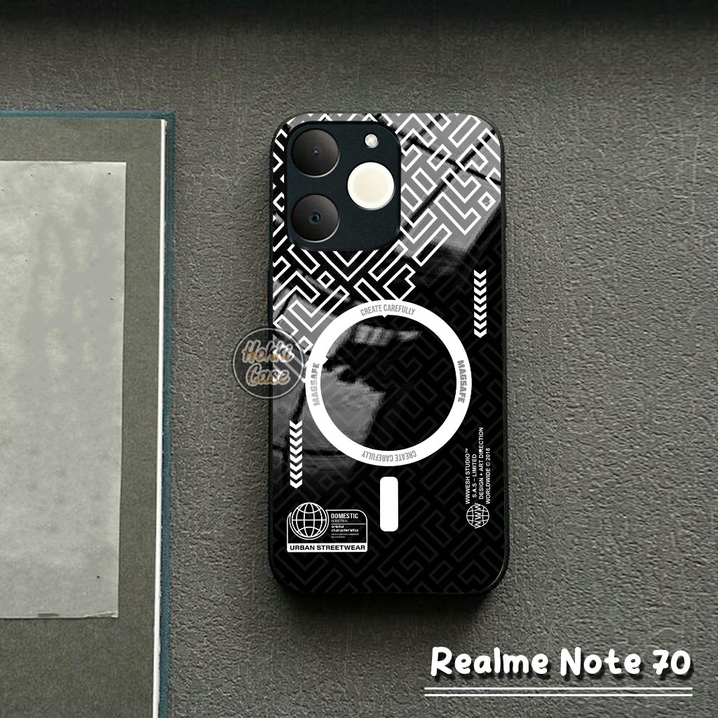 เคส HP Realme Note 70 - Realme Note 70 Glass SoftCase - เคสโทรศัพท์ Realme Note 70 - Silicon For Rea