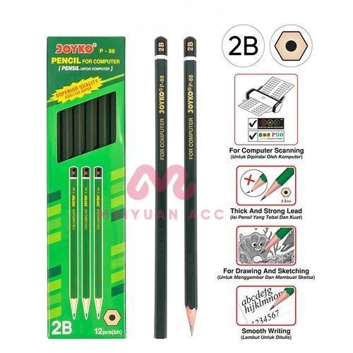 Joyko 2B P-88 Pencil P88 สําหรับคอมพิวเตอร์ UN - MY