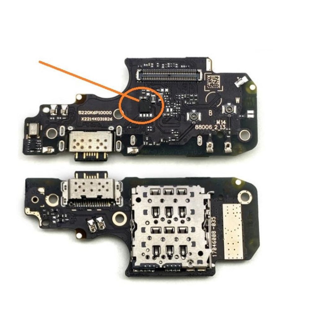 UI Board Connector Charger Mic Connector Sim Xiaomi Redmi หมายเหตุ 11 Pro 4G 5G/หมายเหตุ 12 Pro 4G