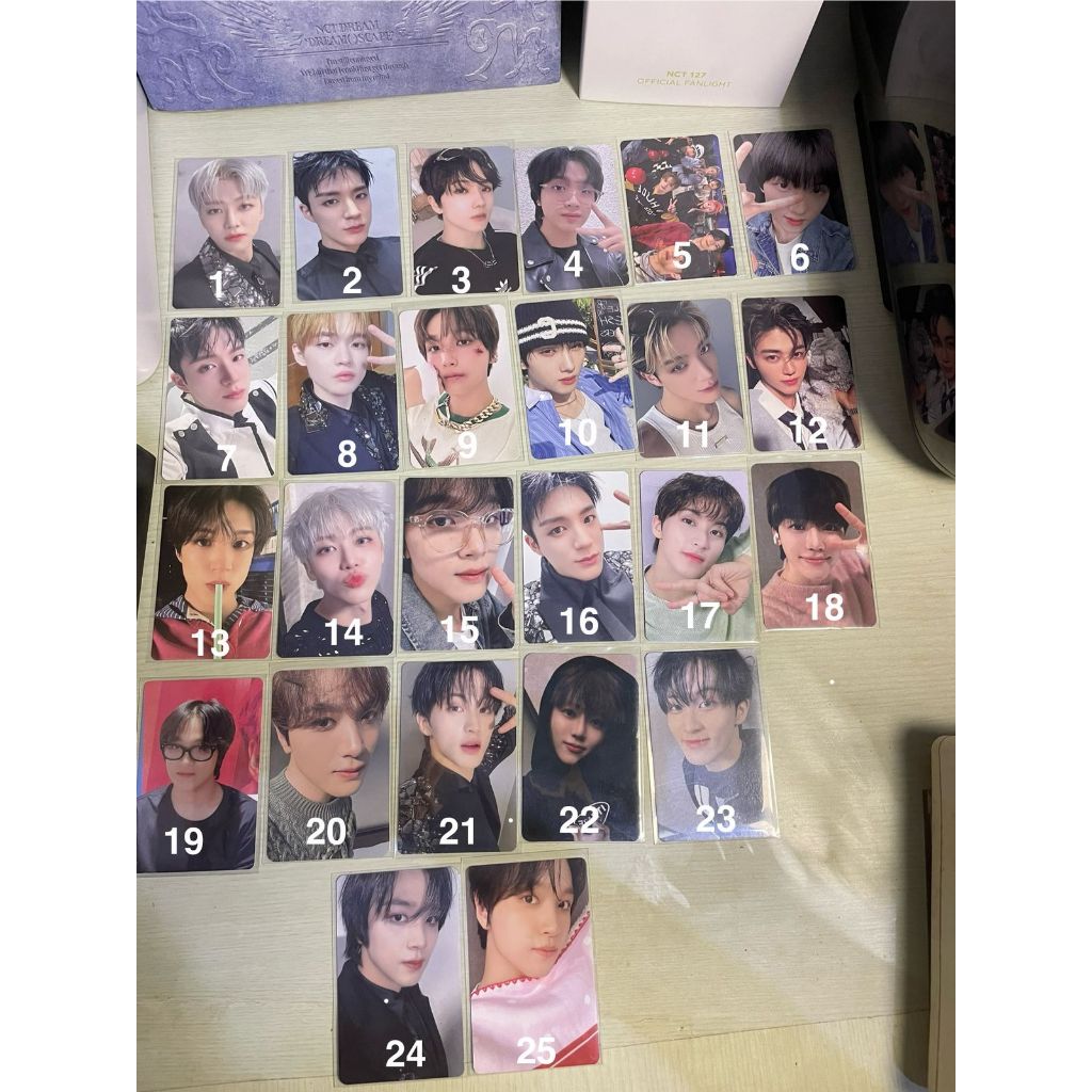 Photocard nct dream glass camisole ตุ๊กตาฟาง yzy