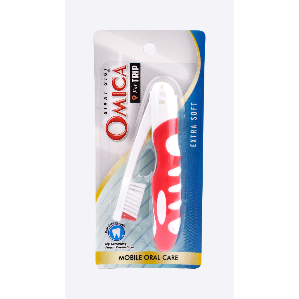 COMICA แปรงสีฟันสําหรับทริปแปรงสีฟันสําหรับเดินทางแบบพับได้นุ่มพิเศษ