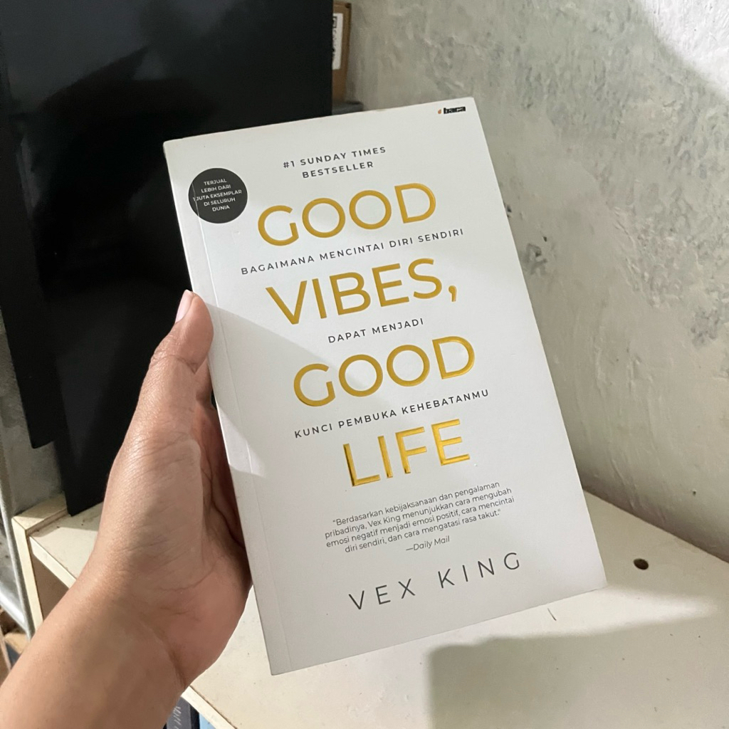 Good Vibes, Good Life Book - Vex King PRELOVED