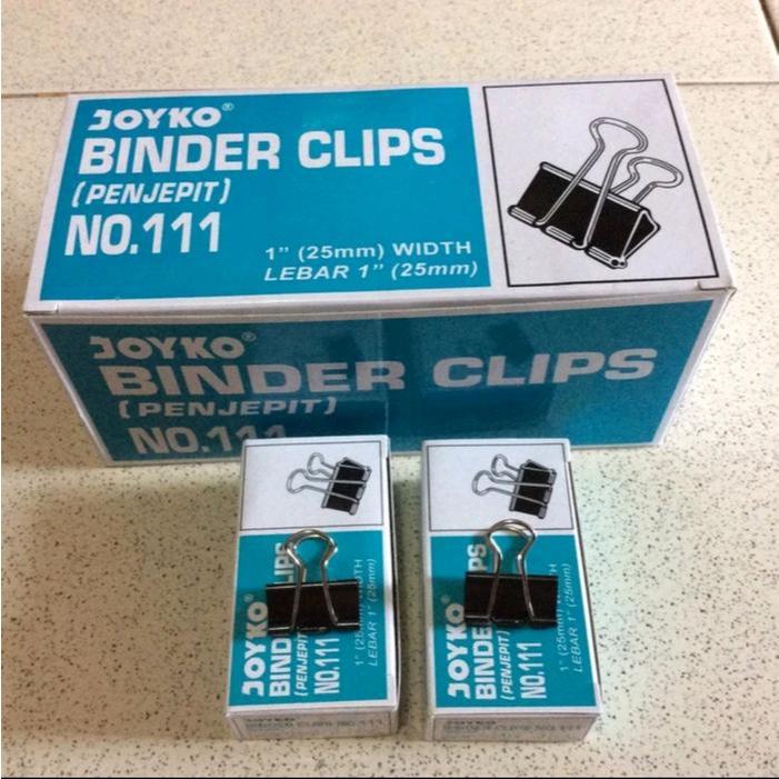 Binder Clip No.111 Joyko Binder Clip | คลิปหนีบแฟ้ม 1gross