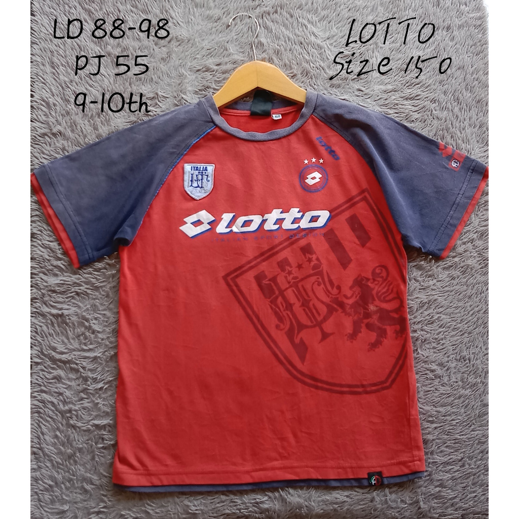 LOTTO trf เสื้อยืดเด็ก 9-10 ปี