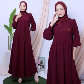 Gamis Wanita Mewah Adem Premium Kekinian Terbaru Jumbo size