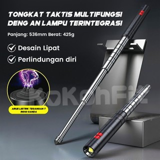 Senter Mini 800LM Portabel Zoom LED 30W Buzzer Kilat Multifungsi Emergency Flashlight 3000mAh-USB Type C Rechargeable