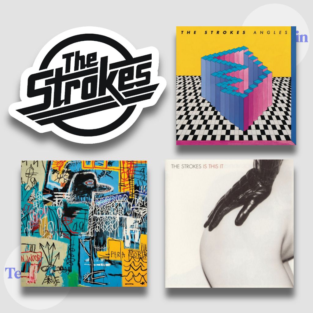 สติ๊กเกอร์ KALCER BAND 90S THE STROKES