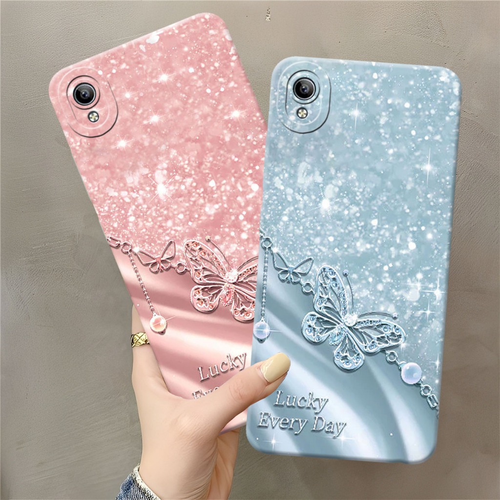 (FA-01) VIVO Y91C - Y1S - Y91 - Y95 - Y93 Softcase Procamera Silicon Case motif sheen new Silicon - 