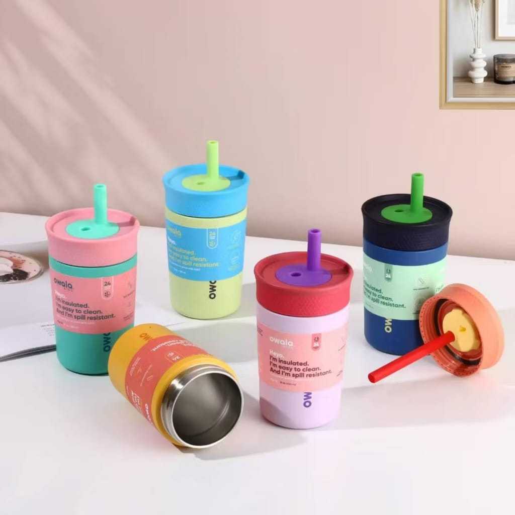 OWALA KIDS TUMBLER 12oz สแตนเลส 355ML / OWALA KIDS ขวดเครื่องดื่มสแตนเลส